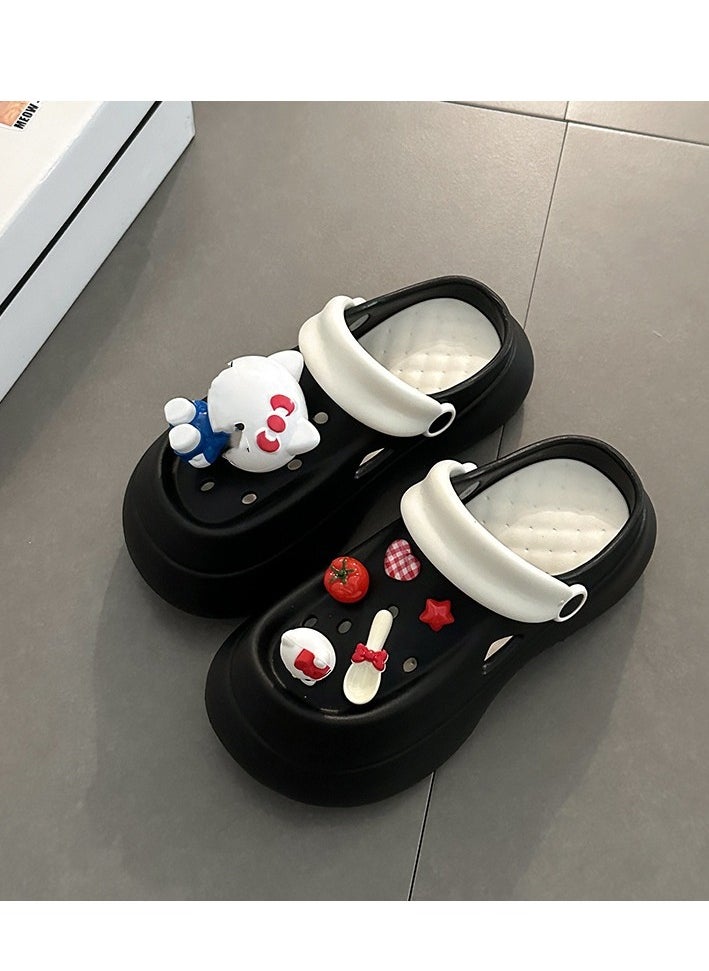 Cute Cartoon Fashionable Versatile Baotou Slippers