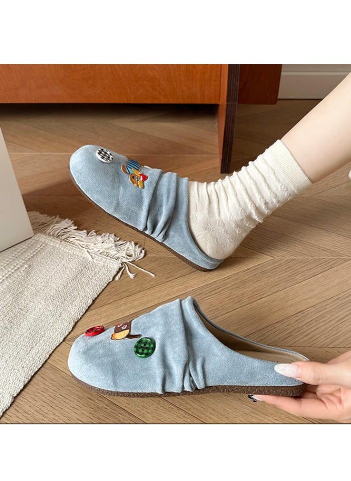 Cute Cartoon Fashionable Versatile Baotou Slippers