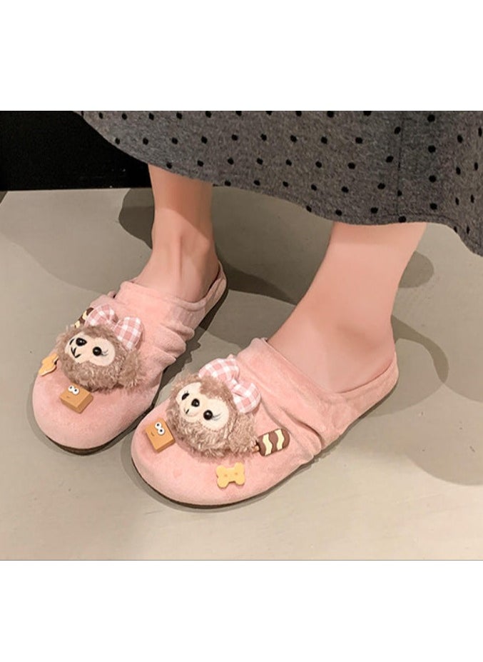 Cute Cartoon Fashionable Versatile Baotou Slippers