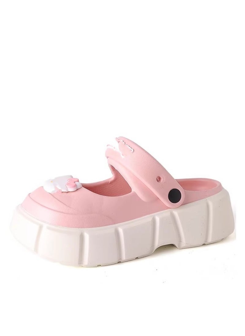 Cute Cartoon Fashionable Versatile Baotou Slippers