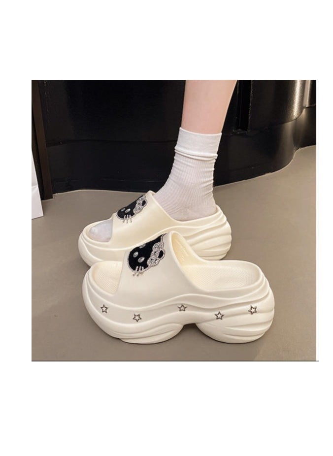 Cute Cartoon Fashionable Versatile Baotou Slippers