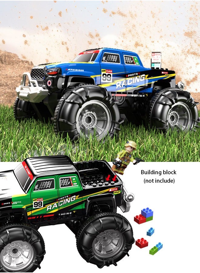 Amphibious Stunt Remote Control Car Could Stand with Different Lights for Kids 3+