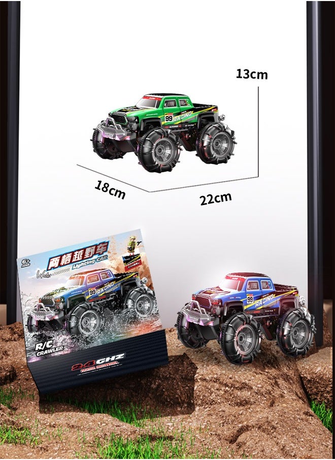 Amphibious Stunt Remote Control Car Could Stand with Different Lights for Kids 3+
