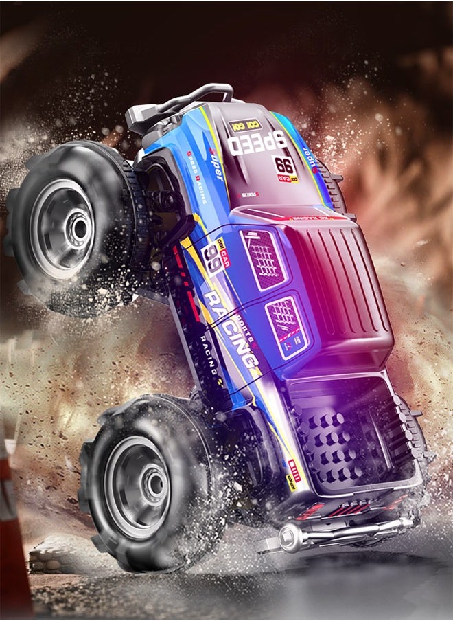 Amphibious Stunt Remote Control Car Could Stand with Different Lights for Kids 3+