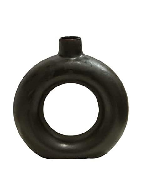 Kraftlik Handicrafts Ceramic Ring Planter Decorative Vases for Home Decor Center Table Flowers Pot Living Room Decoration and Party Centerpieces Ring Shape Planter Flower Pot