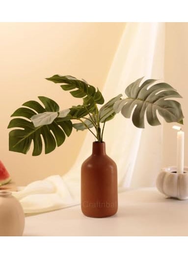 Craftribals Modern Ceramic Vase 7 inch Bottle Vase for FlowersGiftHomeOfficeDeskTableCenterpieceIdeal ShelfHousewarmingWedding Decorative