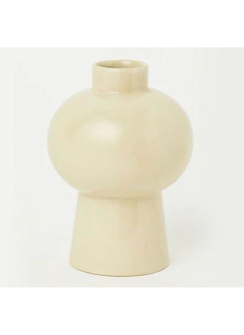 Craftribal Ceramic Flower Vase 85 inches White