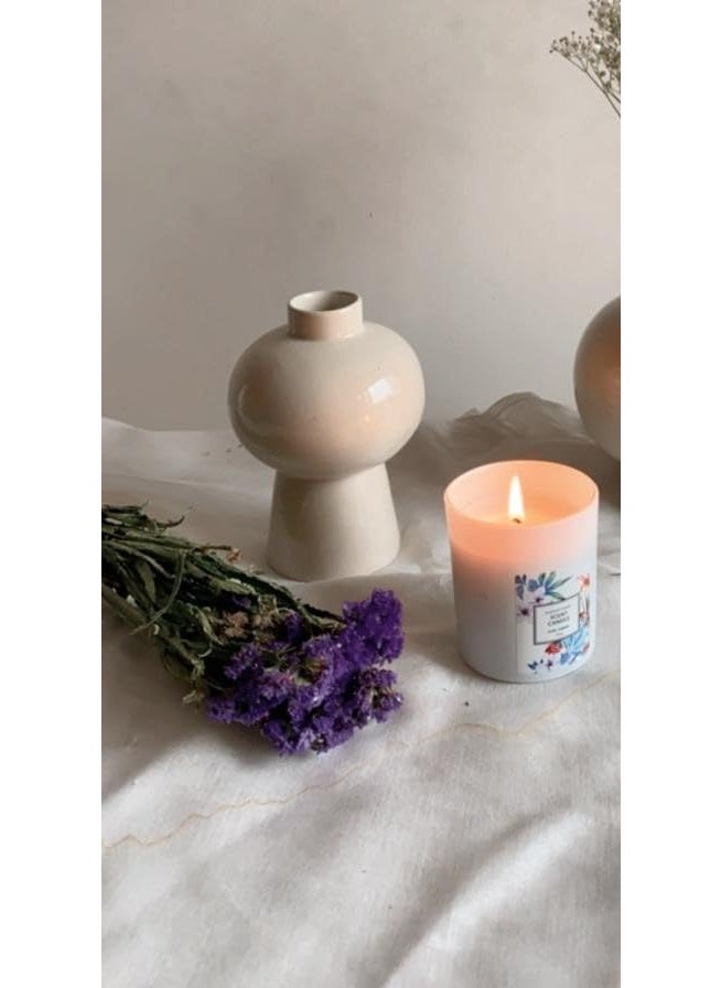 Craftribal Ceramic Flower Vase 85 inches White