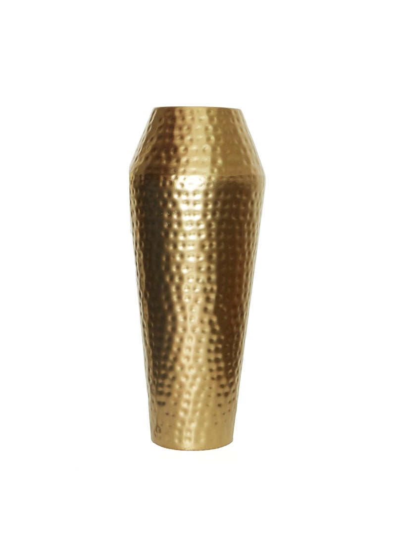 Deco Vase 195Inch Floor Vase Tall Decorative Iron Vase with Finish Handmade Iron Vase for Living Room Dcor Office Entryway Wedding Gift Modern Hammered Design