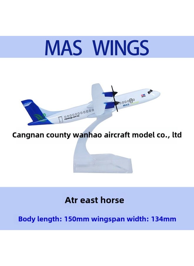 Stall ATR72-600 And FK50 Model Metal Solid Propeller Gift Collection 16cm-Color:ATR Firefly