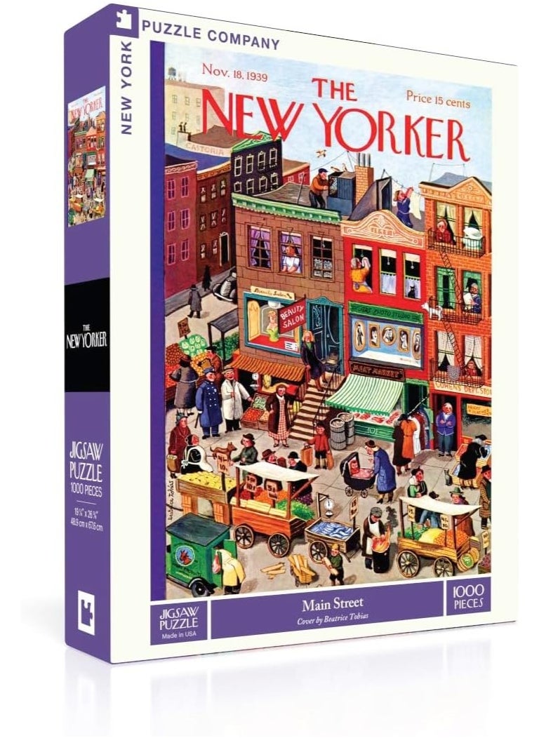 1000-Piece New Yorker Main Street Jigsaw Puzzles Set