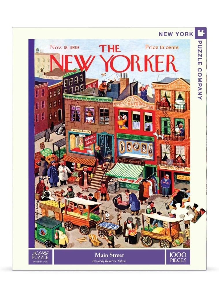 1000-Piece New Yorker Main Street Jigsaw Puzzles Set