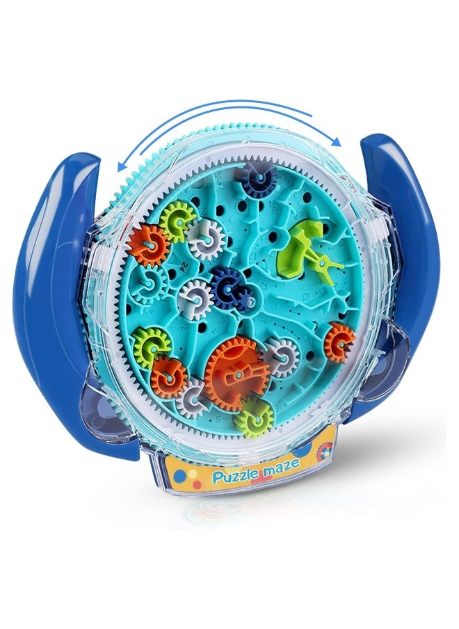 Brain Teasers Puzzles Games for Kids, 3D Gravity Maze Ball for Kids 3-8, Labyrinth Game Mind Puzzle with Gear Control, Challenges Fine Motor Skills, Puzzle Toys Gifts for Kids Teens, Hard Games