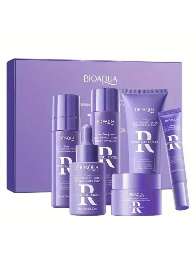 BIOAQUA Natural Skin Care Kit Retinol Brightening Serum Face Care Anti-aging Anti-wrinkle Moisturizing Retinol Skin Care Set
