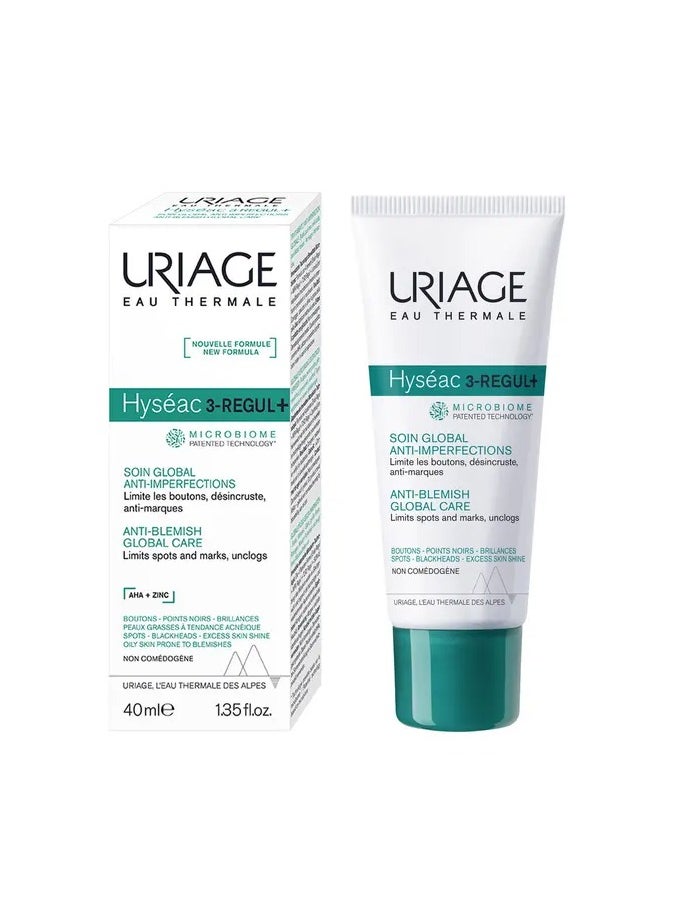 Uriage Hyseac 3-Regul+ Anti-Blemish Care with AHA For Dark Spots 40ml