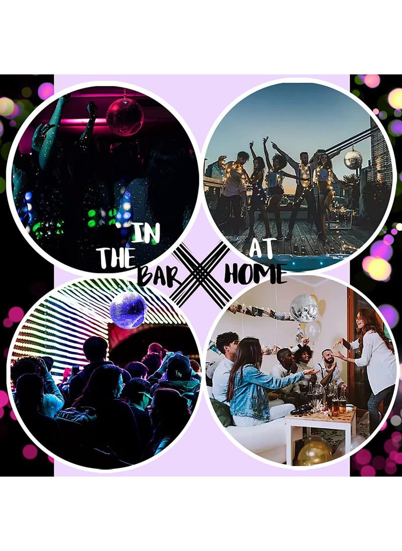 The Breathtaking 12Inch Disco Ball Evoking an Electric Atmosphere and Unleashing Dance Fever at Nightclubs Raves and Special Celebrations