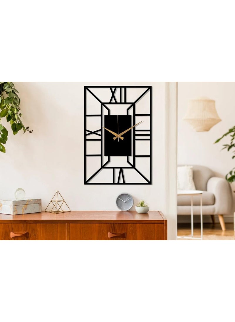 Decorila Metal Wall Clock Large Metal Wall Clock for Square Clock Square Wall Clock Metal Wall Clock Unique Wall Clock Oversized Wall Clock 40 CM DA22