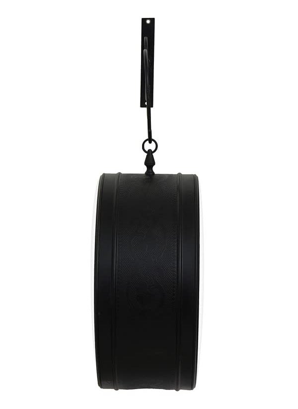 CHRONIKLE Decorative Metal Black Double Sided Roman Full Figure HomeOffice Decor RailwayMetro Station Hanging Wall Clock Size 42 x 15 x 51 CM Weight 1830 grm Color Black