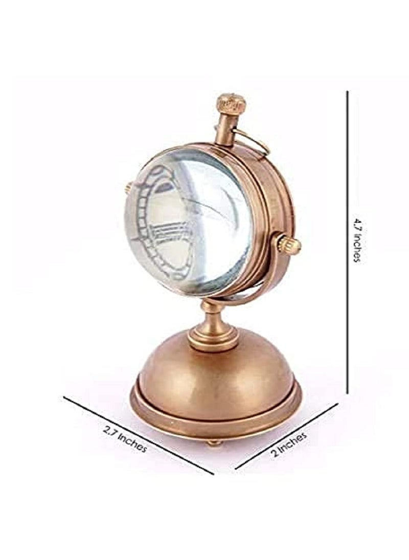 VINTAGE COLLECTION Antique Finish Brass Table Clock B