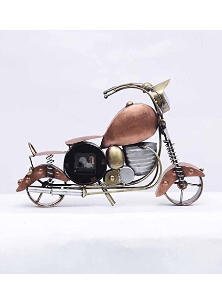 RHD Table Decore Table decoration Dining table Decore Home Decore BIKE CLOCK 3 DAIL A Perfect for Restaurant office caf living room Bedroom gift SIZE 14 3 9