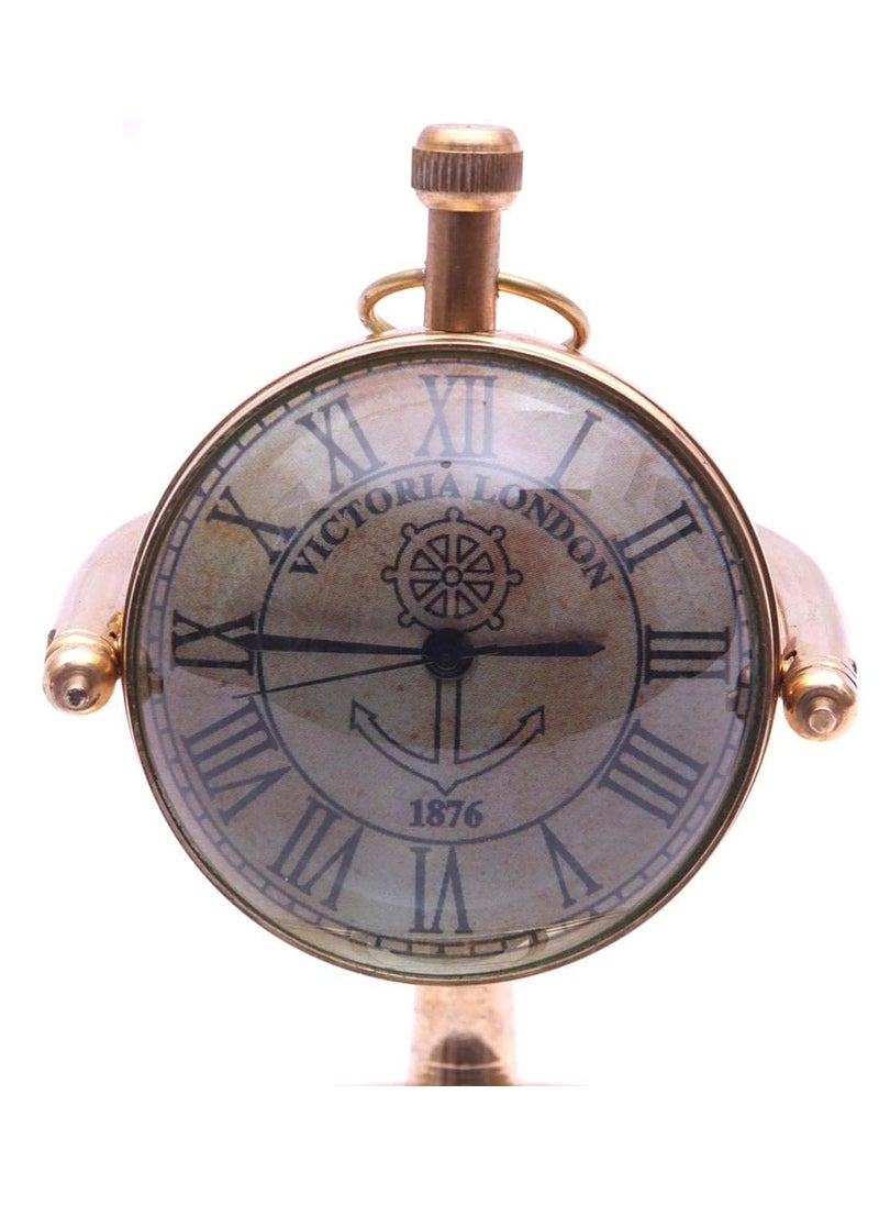 Vintage collection Brass Table Clock