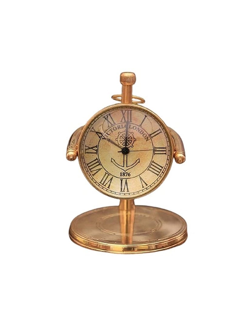 Vintage collection Brass Table Clock