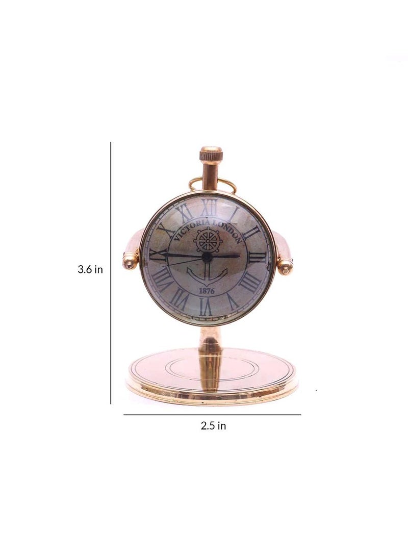 Vintage collection Brass Table Clock