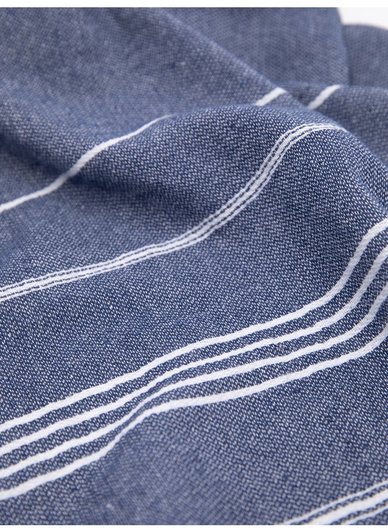Peshtamal Beach Towel 90X140 - Navy Blue