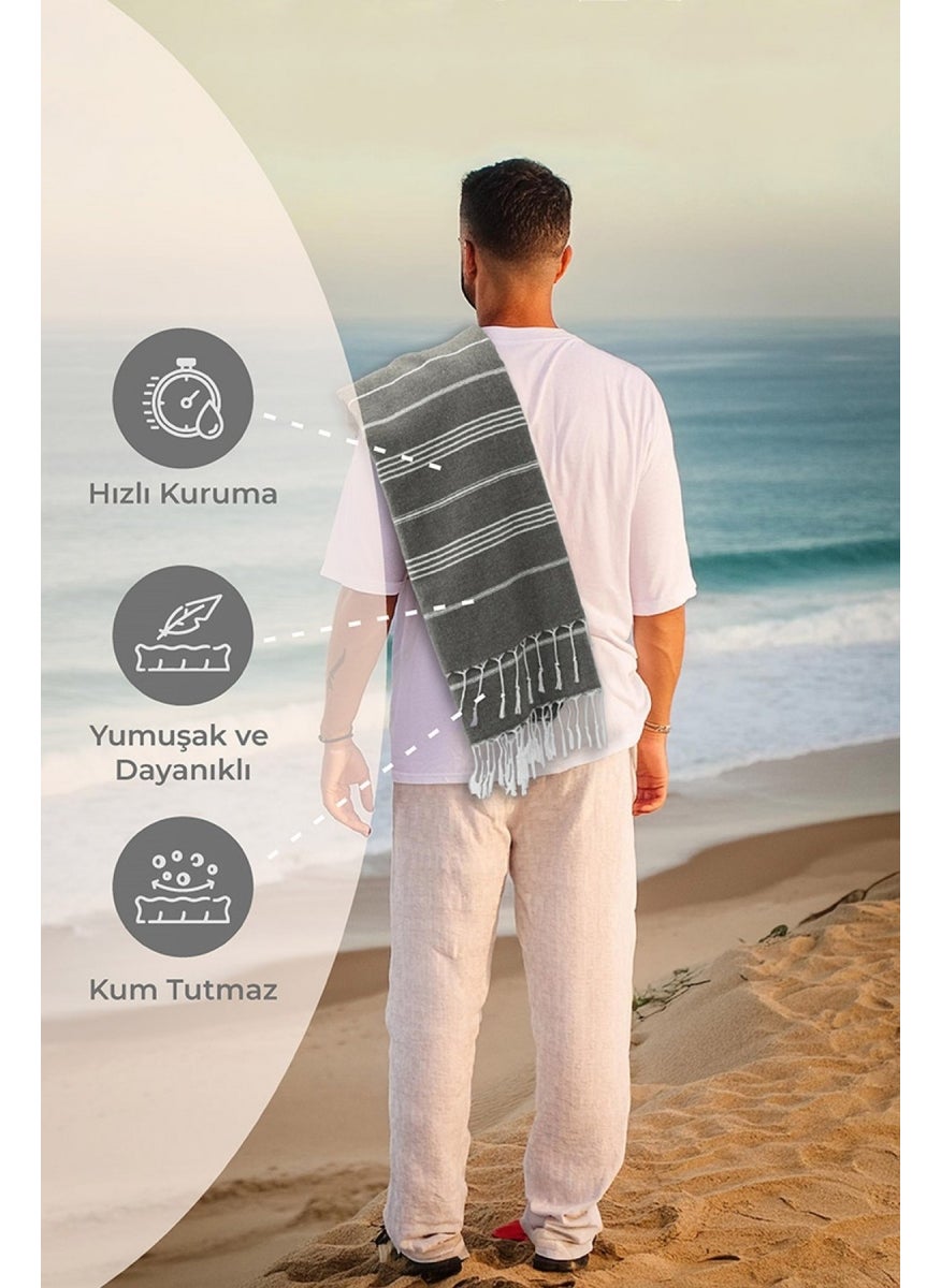 Peshtamal Beach Towel 90X140 - Gray