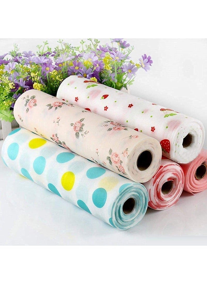 Cartvilla Antibacterial Cabinet Printed Plastic Foam Wardrobe Moisture Drawer Pad Waterproof NonSlip Paper Kitchen Cupboard Liners Roll Mat 30x300 cm Multicolor 5