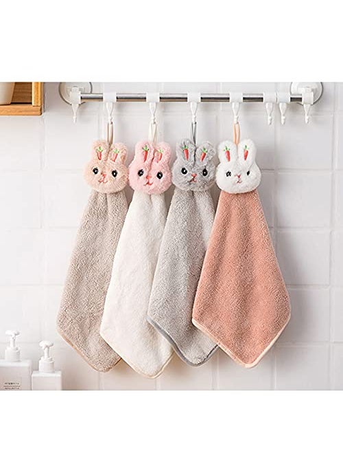 MORADO Super Absorbent Microfiber Loop Hanging Hand Kitchen Towel Napkin with Ties 30x30 Cms Pack of 12