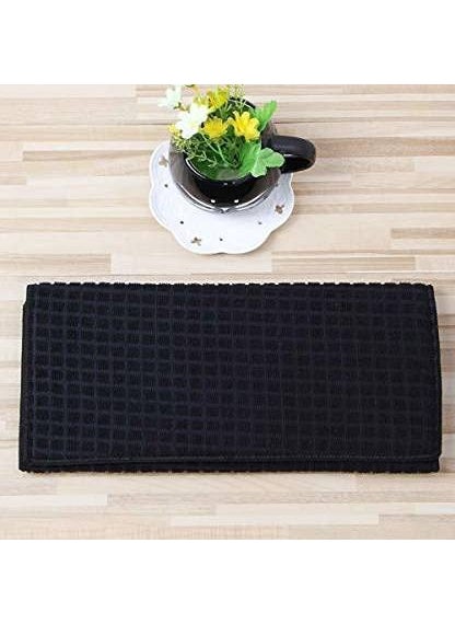 S R EXCLUSIVE 50 cm Microfiber Dish Drying Mat for Kitchen Microfiber Cushion pad Tableware Drying mat Random Design Pack of 5