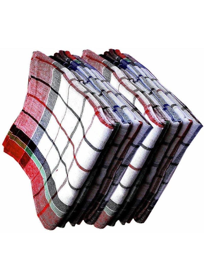 MORADO KitchenCleaning Cloth Multipurpose Kitchen Towels Cotton Dish Napkin Table Cloth Pack of 24