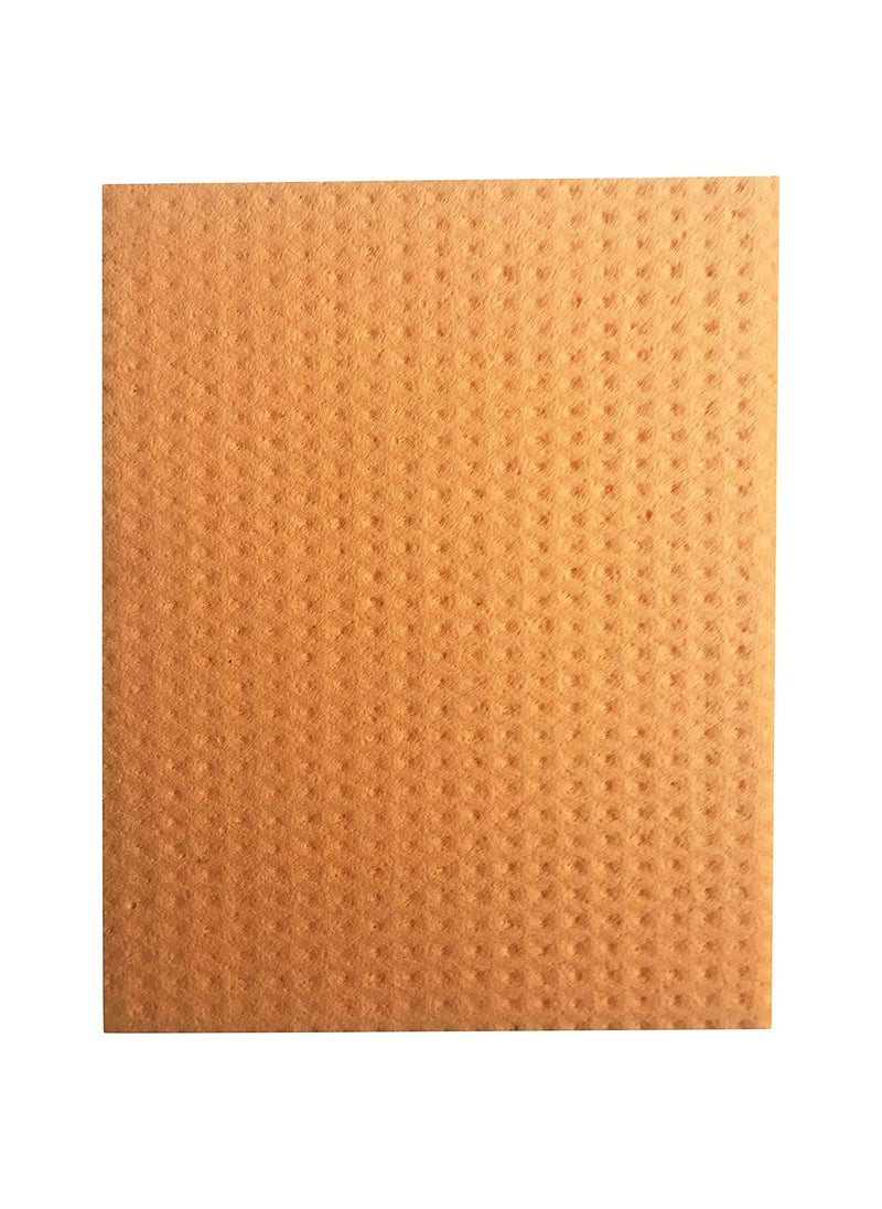 Kannu Polyester Blend Cellulose Cleaning Sponge for Kitchen 20 x 16 x 05 cm Pack of 10 Wipes Multicolour
