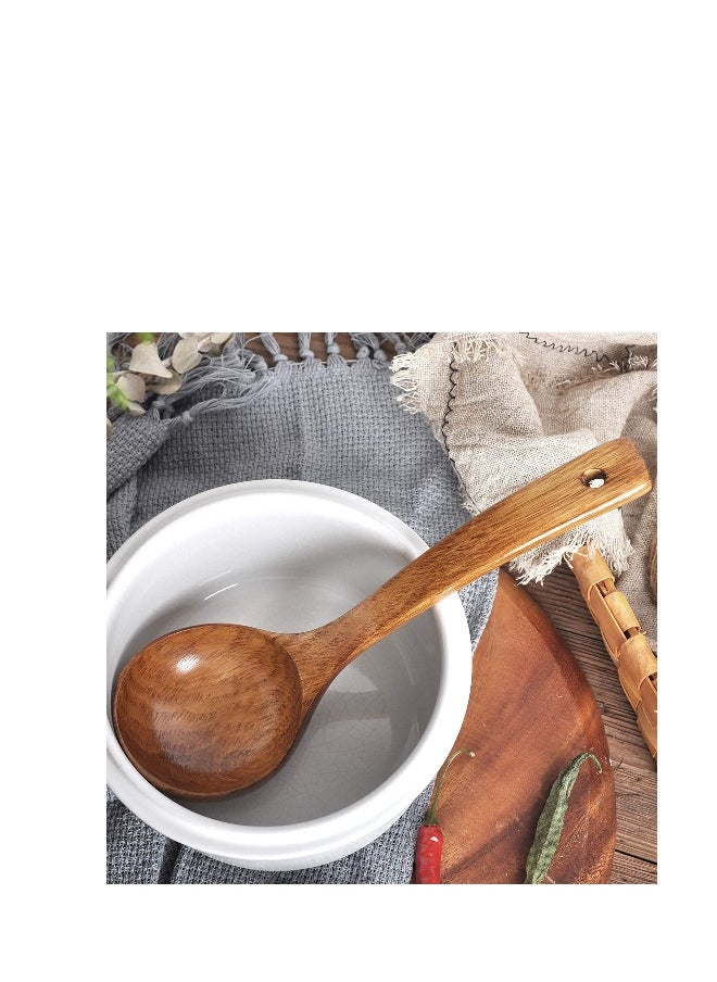 Wooden Kitchen Tools Set Nonstick Hard Wood Spatula and Spoons Practical Natural Kitchen Utensils Wooden Cookware Shovel Kit Kitchen Cutlery Safe Kitchen Cooking 4pcs