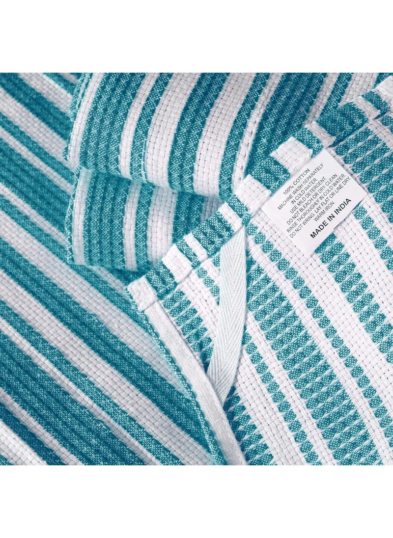 LFH Home Kitchen Dish Towel 18x28 Inch 100 Natural Cotton Set of 6 Highly Absorbent Quick Dry Machine Washable Reusable Dish Cloth Tea Towel Bar Towel Drying Dish Household Cleaning Teal