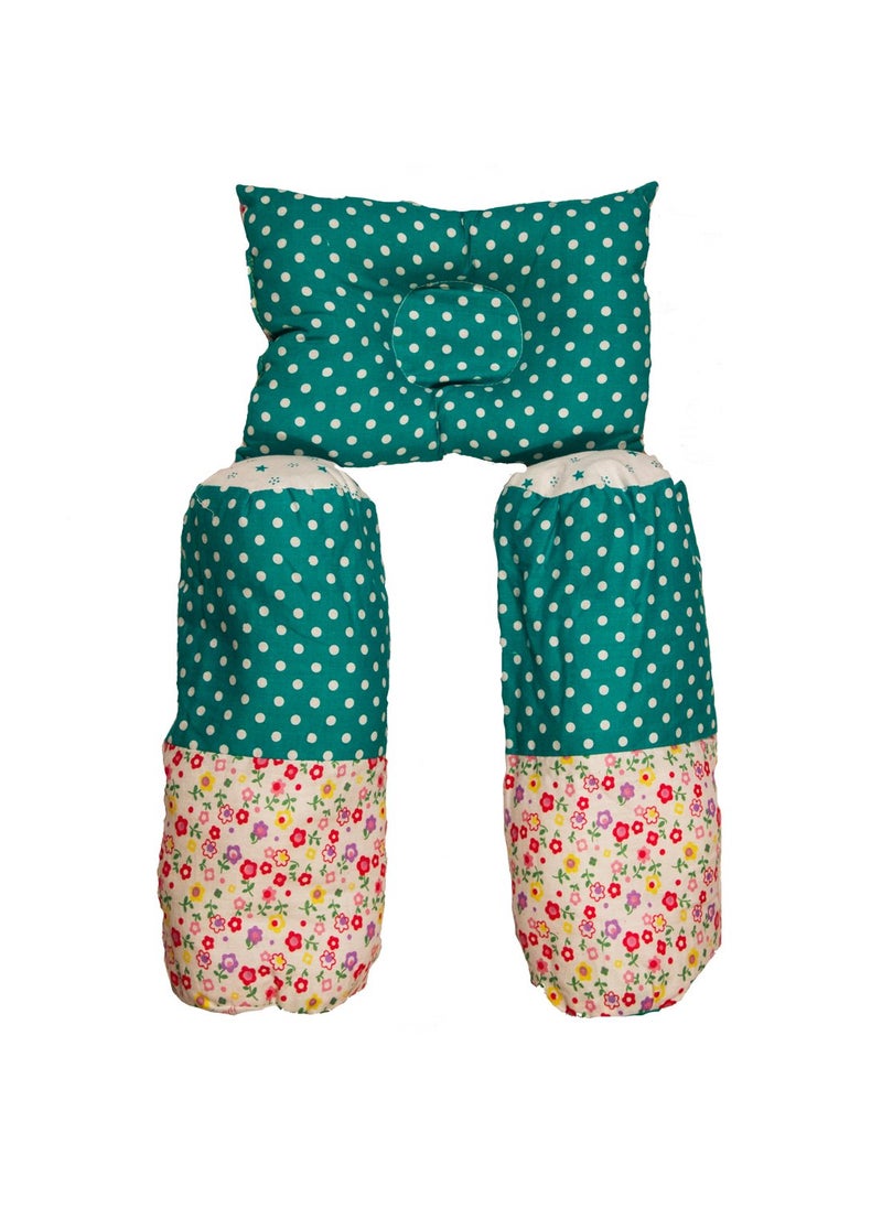 Creative Textiles New Born Baby Printed Cotton Baby Bedding Set 100 X 70 cmSoft Cotton Material NestUltra Soft Cusioned