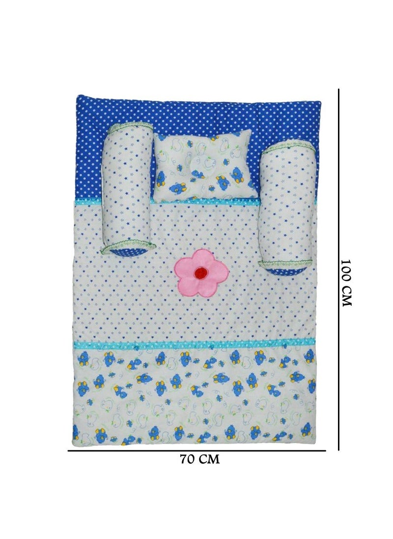 Creative Textiles Soft Cotton Little New Born Bedding Gift Set for Baby Boys and GirlsSoft Cotton Material NestUltra Soft Cusioned