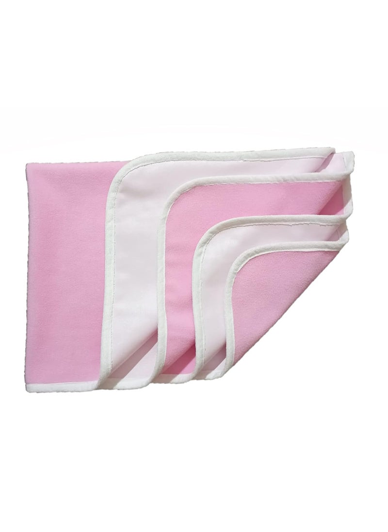 Dry Sheet for Baby Single Bed XL 200cm X 140cm Pink Color Antipilling Laminated Microfleece Quick Dry Sheets for BabiesInfantToddlers