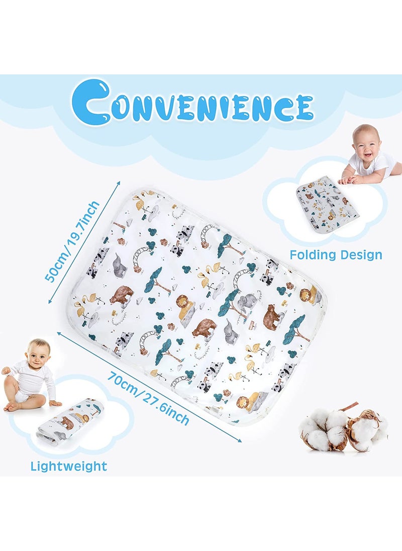 ShopiBuy Baby Waterproof Bed Pad Bed Wetting Pads Washable for Kids Toddler Potty Training Pads Baby Wateproof Pad Mat for Pack n PlayCribMini Crib Reusable Incontinence for KidsAdultPets