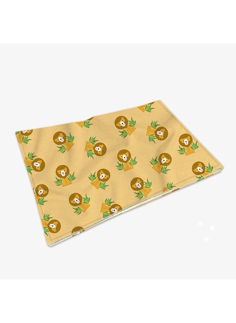 Snugkins Baby Diaper Changing Mat Baby Urine Sheet Reusable Waterproof Nappy Changing Mat Super Absorbant Mat Ideal for Newborn Babies 012 Months28 x 18 InchesPack of 1 Lion Hearted