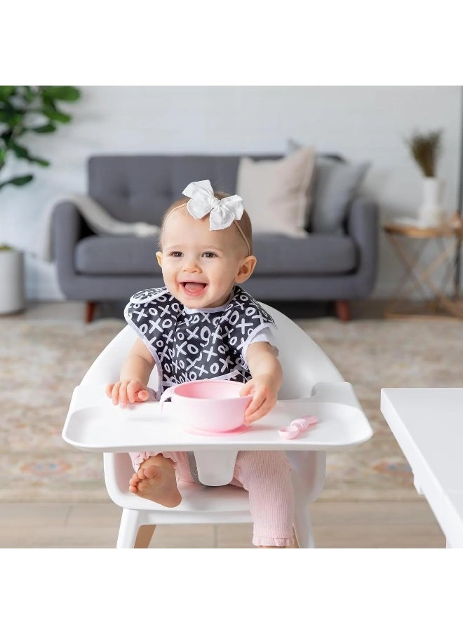 Bumkins Bibs, Baby Bibs for Girl or Boy, SuperBib Baby and Toddler Bib for 6-24 Months, Baby Bib for Eating, Feeding Bib, Waterproof Lightweight Fabric – Always Hungry