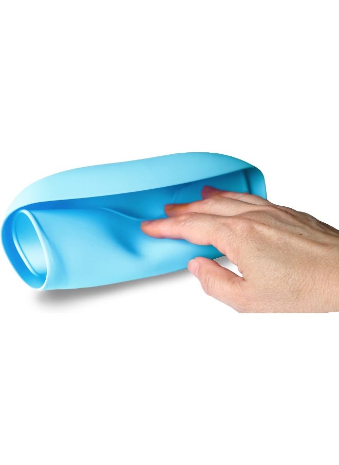 YMCF Products 2-Pack Waterproof Silicone Baby Bib Light Weight Comfortable Easy Wipe Clean