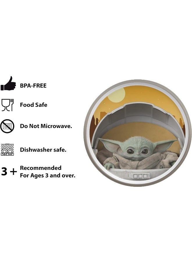 Zak Designs Star Wars The Mandalorian Dinnerware Set