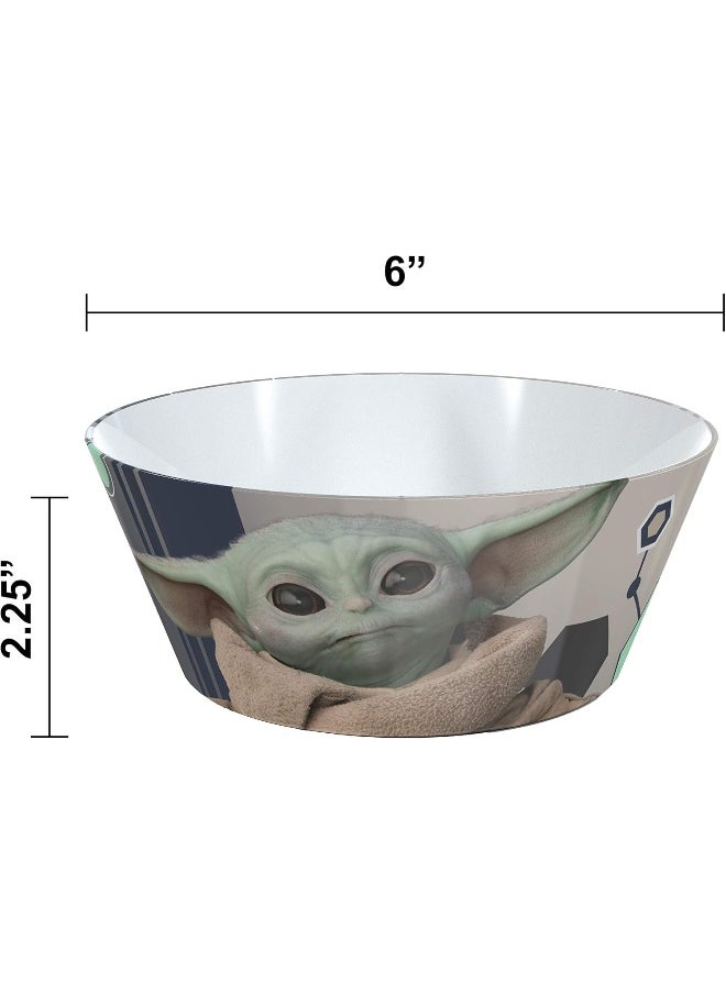 Zak Designs Star Wars The Mandalorian Dinnerware Set