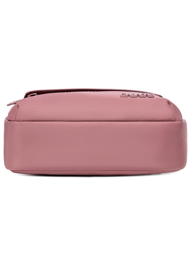 Premium Durable Lady’s Shoulder Bag Water Resistant Multifunctional Anti-Theft Sling Bag for Casual Travel Daily Out, CB00771-Nostalgia Rose