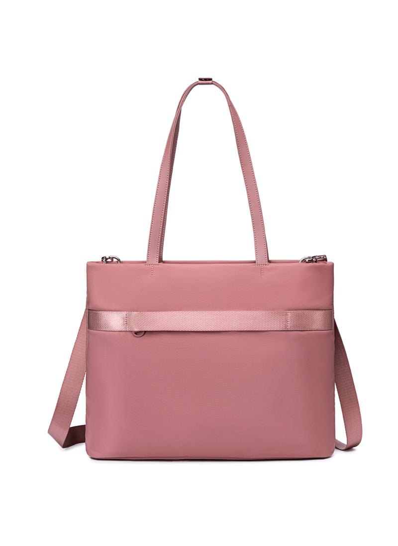 Premium Lightweight Laptop Hand Bag for Women Water Resistant Multifunctional Laptop Sling Bag with Multiple Pockets for Casual/Work/College/ School, CB00789-Nostalgia Rose
