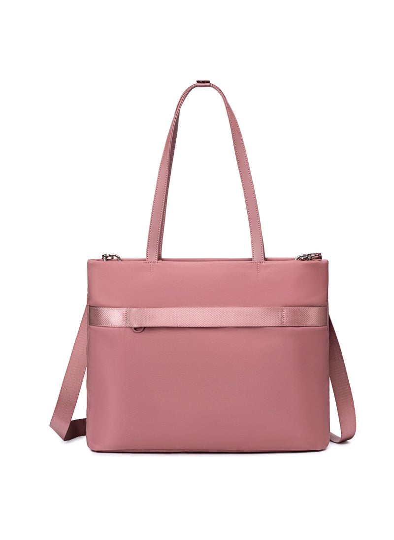 Premium Lightweight Laptop Hand Bag for Women Water Resistant Multifunctional Laptop Sling Bag with Multiple Pockets for Casual/Work/College/ School, CB00789-Nostalgia Rose