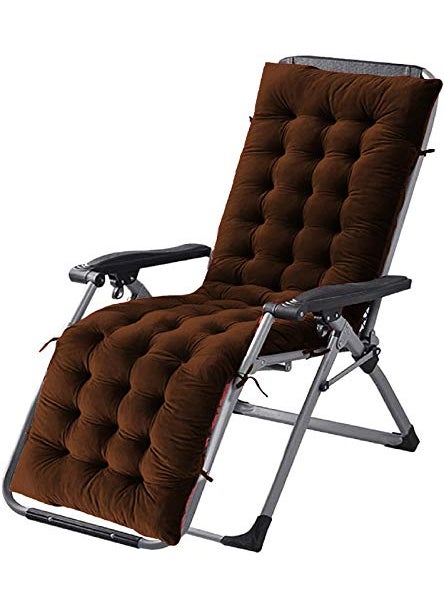 DADDY COOL Comfortable Premium Vevet Rocking Chair Cushion Use for OfficeRestingHome in Outdoor and Indoor Pack of 1 20X60 Inch Brown