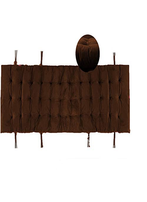 DADDY COOL Comfortable Premium Vevet Rocking Chair Cushion Use for OfficeRestingHome in Outdoor and Indoor Pack of 1 20X60 Inch Brown